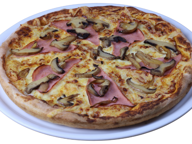8.Pizza Prosciutto Funghi 